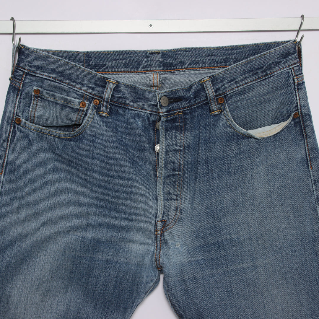 Levi's 501 regular fit W36 L34 jeans in denim da uomo