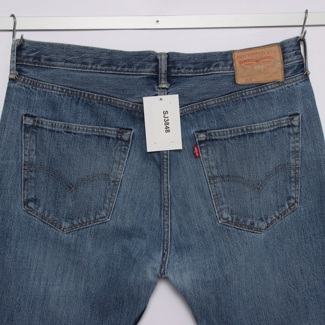 Levi's 501 regular fit W36 L34 jeans in denim da uomo