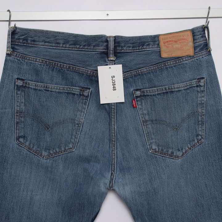 Levi's 501 regular fit W36 L34 jeans in denim da uomo