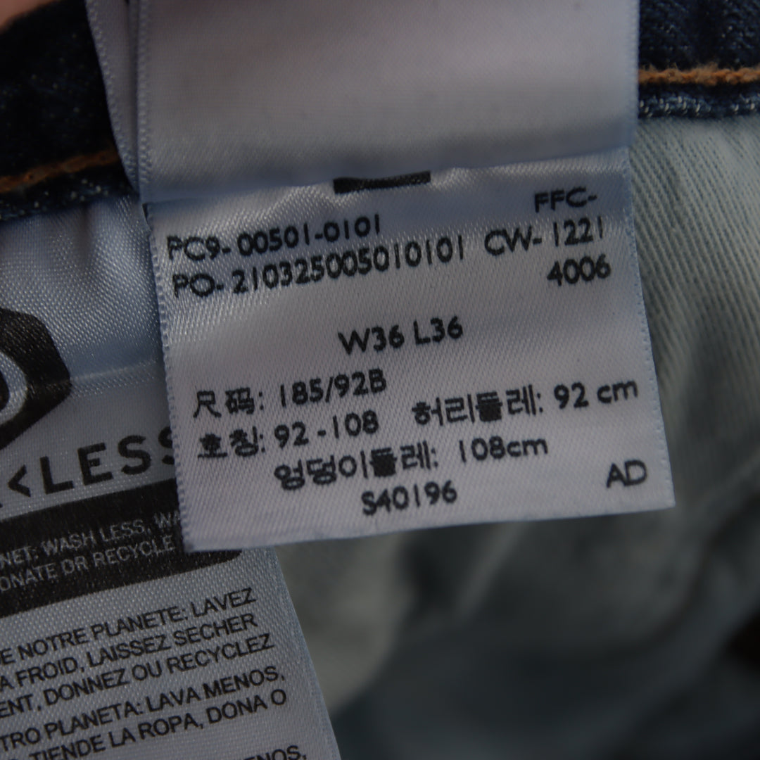 Levi's 501 regular fit W36 L36 jeans in denim da uomo