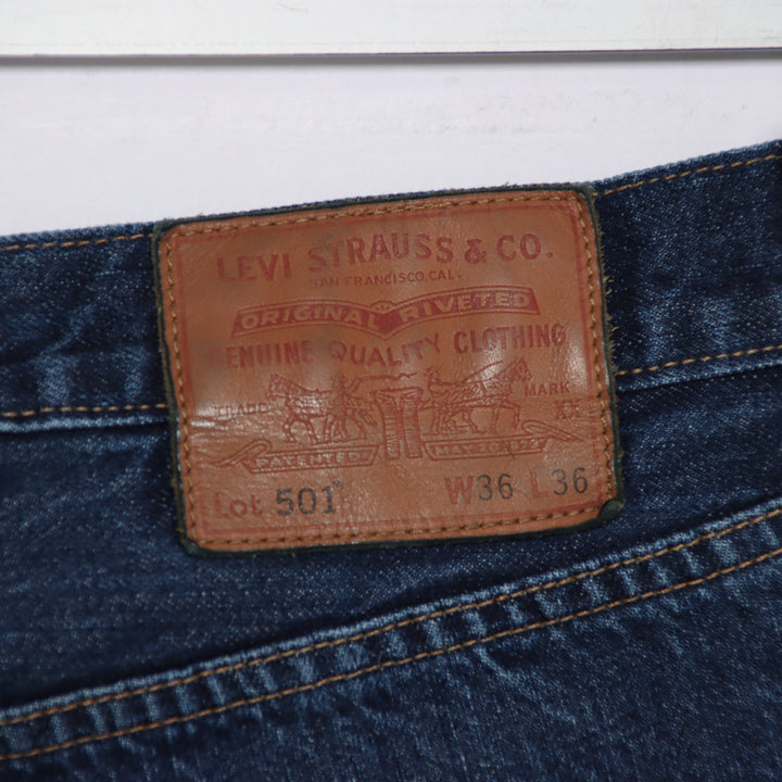 Levi's 501 regular fit W36 L36 jeans in denim da uomo