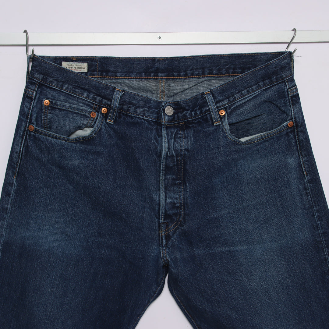 Levi's 501 regular fit W36 L36 jeans in denim da uomo