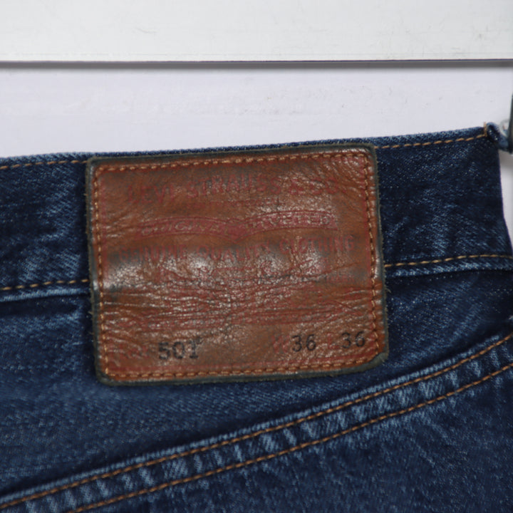 Levi's 501 regular fit W36 L36 jeans in denim da uomo