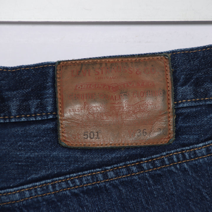 Levi's 501 regular fit W36 L36 jeans in denim da uomo