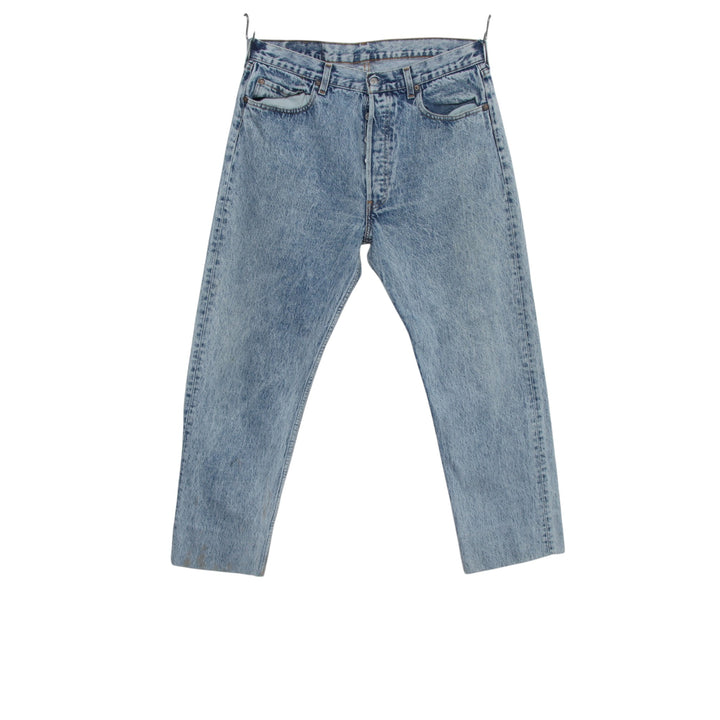 Levi's 501 regular fit W36 L36 jeans vintage in denim da uomo
