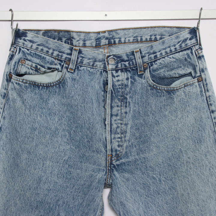 Levi's 501 regular fit W36 L36 jeans vintage in denim da uomo