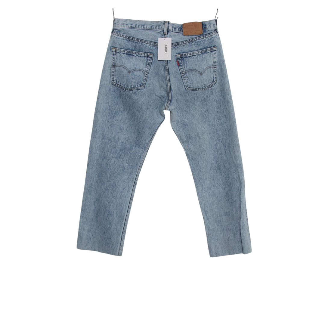 Levi's 501 regular fit W36 L36 jeans vintage in denim da uomo