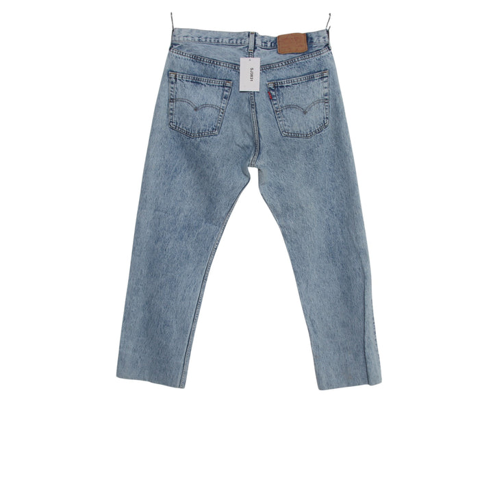 Levi's 501 regular fit W36 L36 jeans vintage in denim da uomo