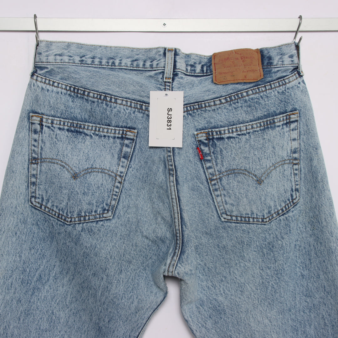 Levi's 501 regular fit W36 L36 jeans vintage in denim da uomo