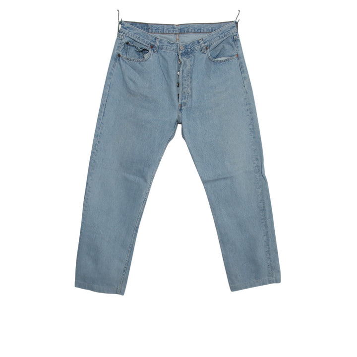 Levi's 501 regular fit W36 L36 jeans vintage in denim da uomo