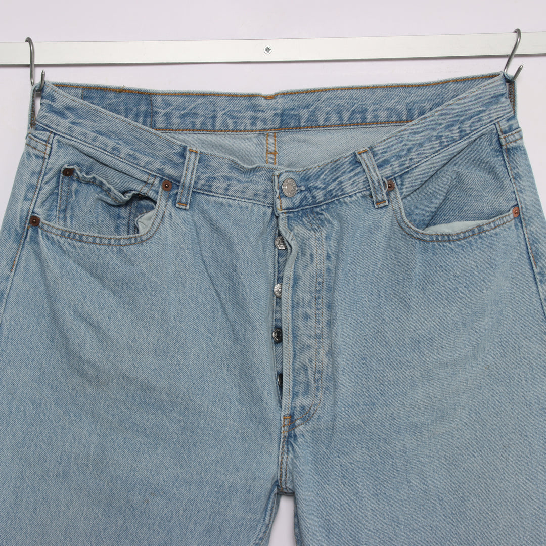 Levi's 501 regular fit W36 L36 jeans vintage in denim da uomo