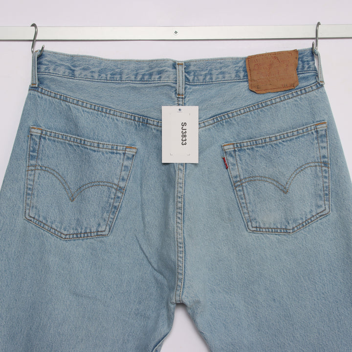 Levi's 501 regular fit W36 L36 jeans vintage in denim da uomo