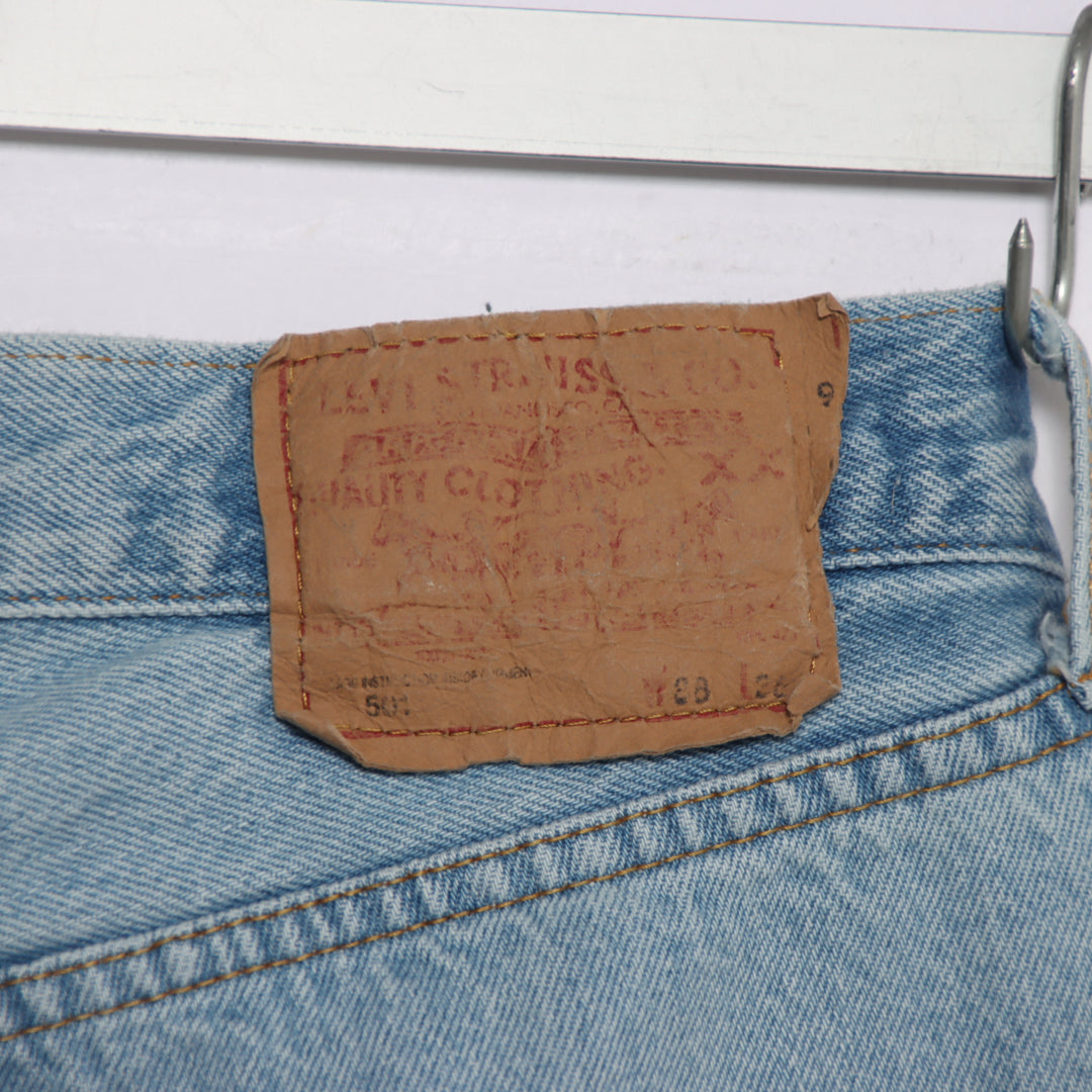 Levi's 501 regular fit W36 L36 jeans vintage in denim da uomo