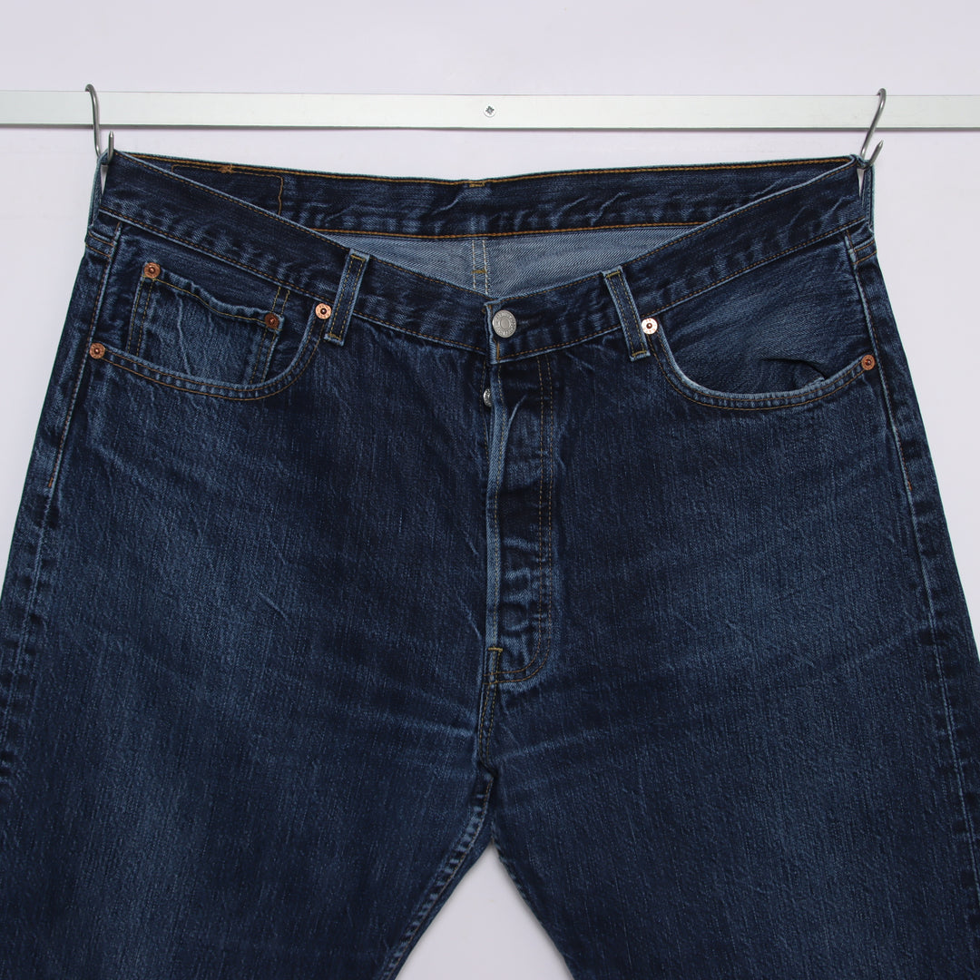 Levi's 501 regular fit W38 L34 jeans vintage in denim da uomo
