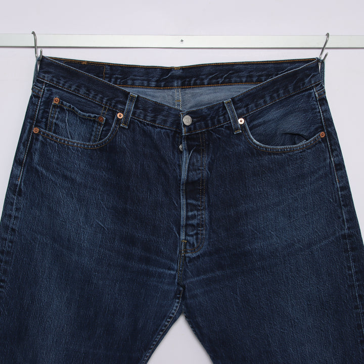 Levi's 501 regular fit W38 L34 jeans vintage in denim da uomo