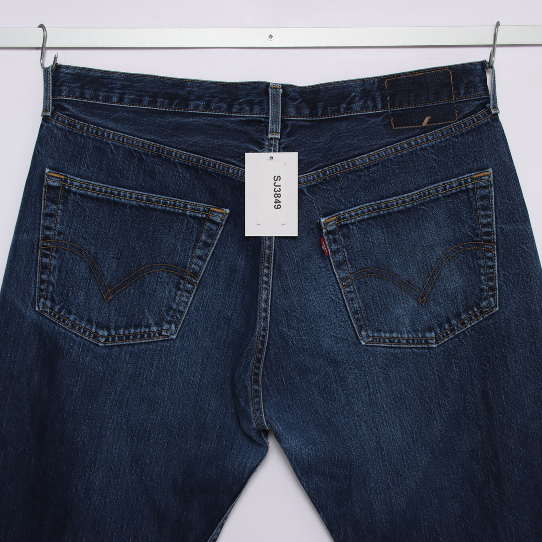 Levi's 501 regular fit W38 L34 jeans vintage in denim da uomo