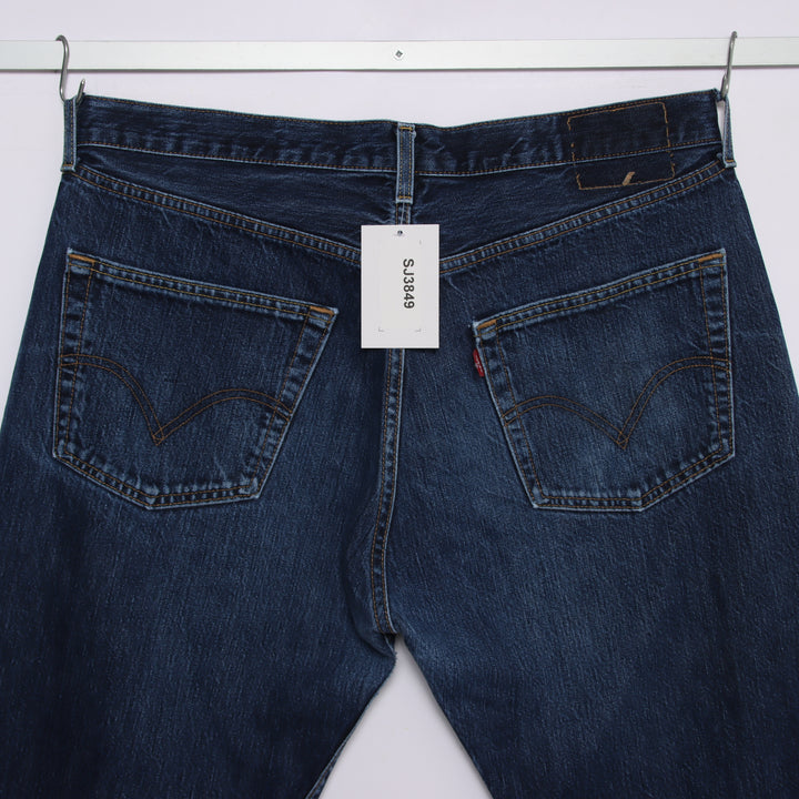 Levi's 501 regular fit W38 L34 jeans vintage in denim da uomo