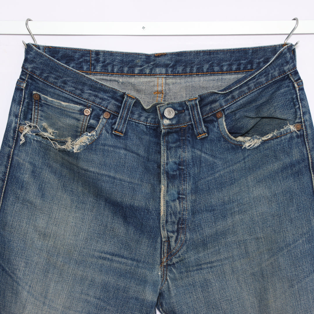Levi's 501xx Big E LVC Rivets Selvedge Jeans Denim W36 L36 Uomo Made in USA