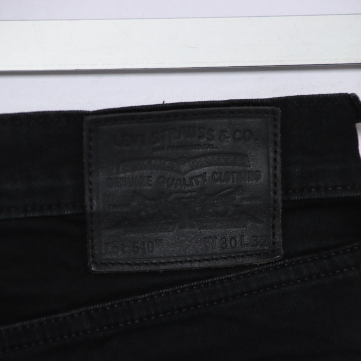 Levi's 510 slim fit W30 L32 jeans vintage in denim nero unisex