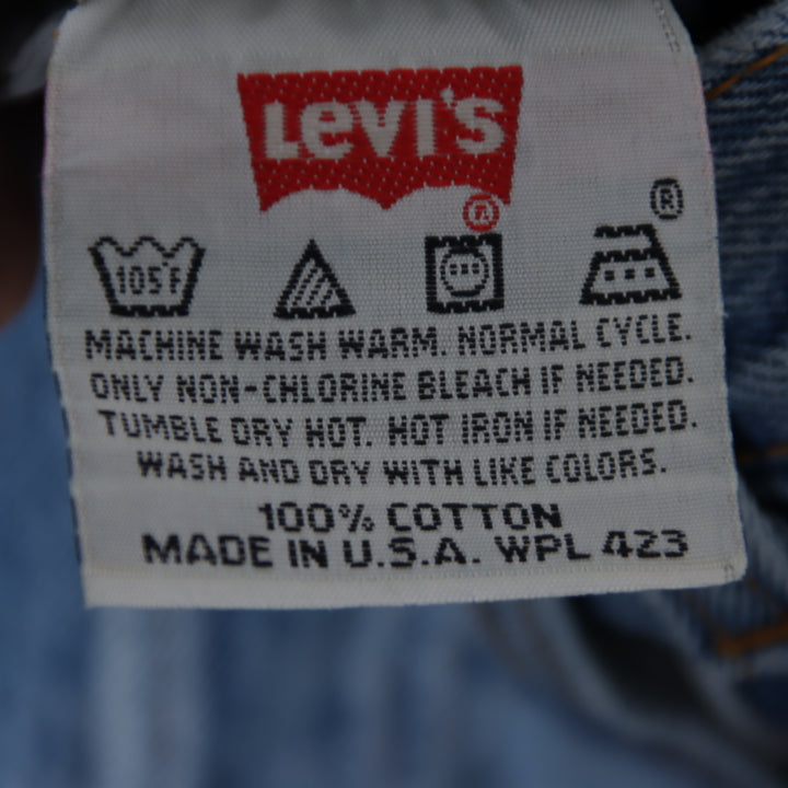Levi's 511 Student Jeans Denim Vintage W30 L30 Unisex Made in USA