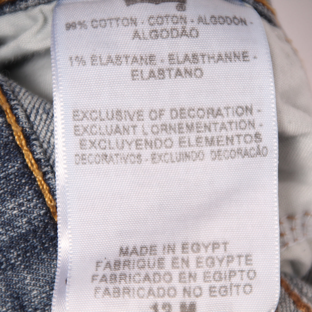 Levi's 515 Bootcut Jeans Denim Taglia 12M Donna