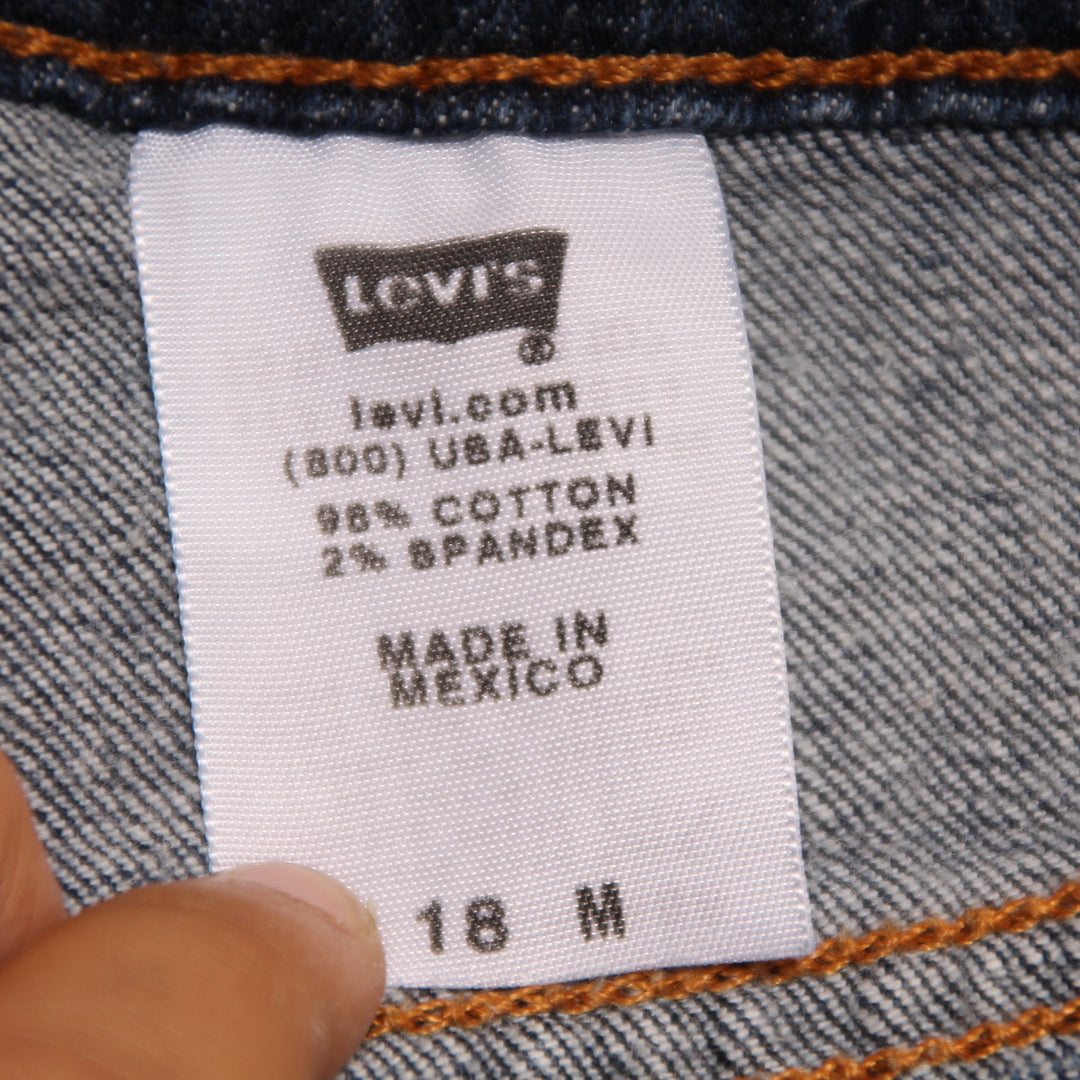 Levi's 515 Bootcut Jeans Denim Taglia 18M Donna
