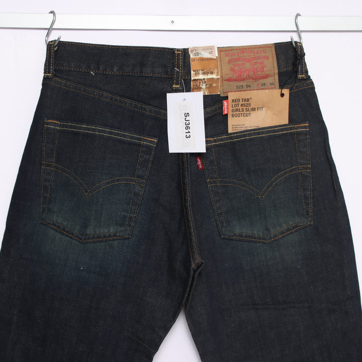 Levi's 525 bootcut W28 L34 jeans vintage in denim da donna deadstock w/tags