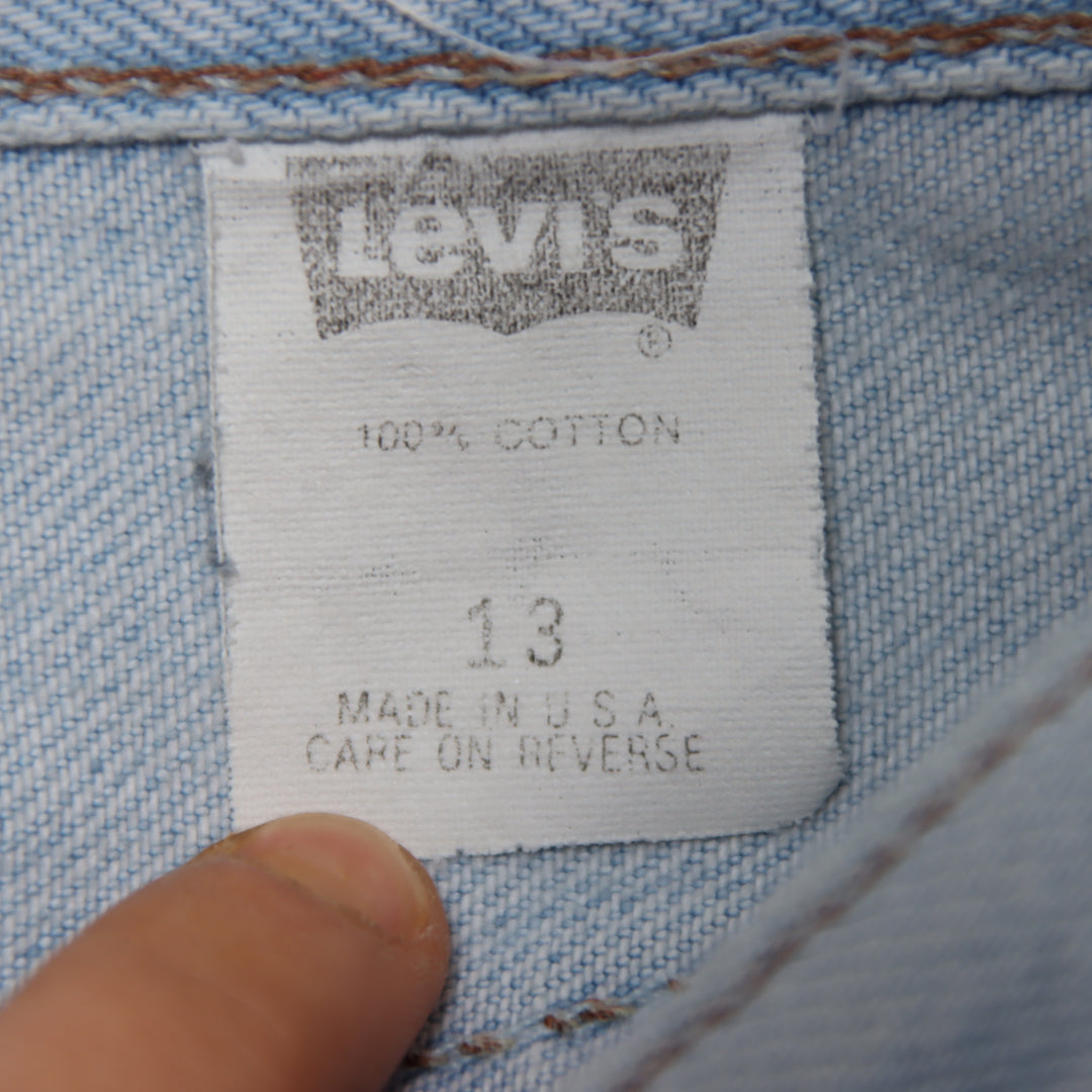 Levi's 544 Jeans Vintage Denim W31 Donna Made in USA