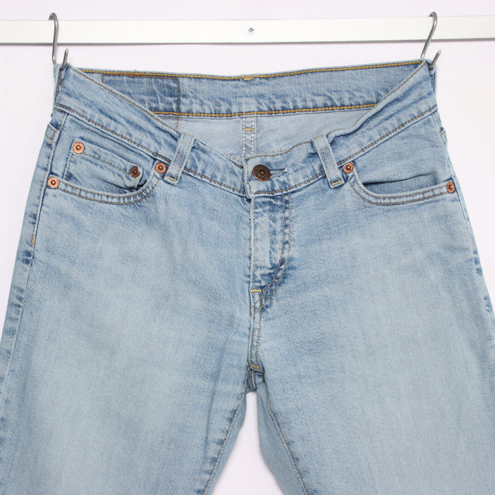 Levi's 544 W27 L32 jeans custom vintage in denim da donna
