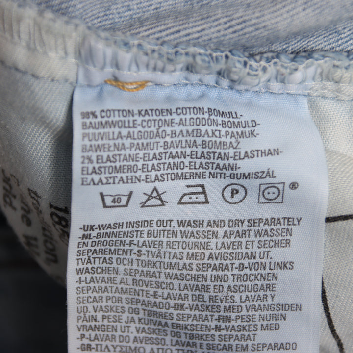 Levi's 544 W27 L32 jeans custom vintage in denim da donna