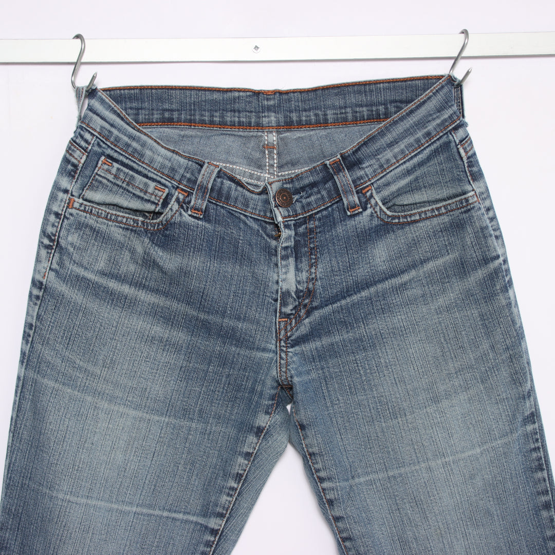 Levi's 544 flare bootcut W27 L32 jeans vintage in denim da donna