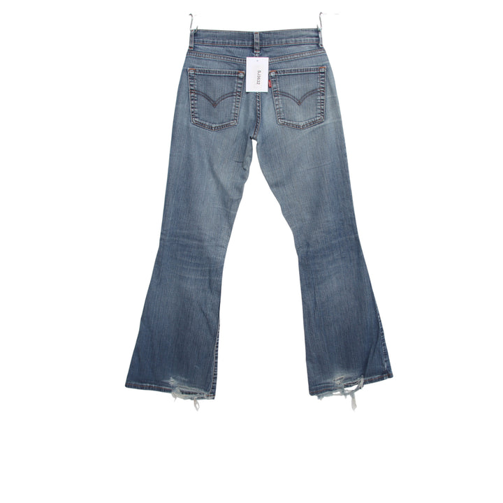 Levi's 544 flare bootcut W27 L32 jeans vintage in denim da donna
