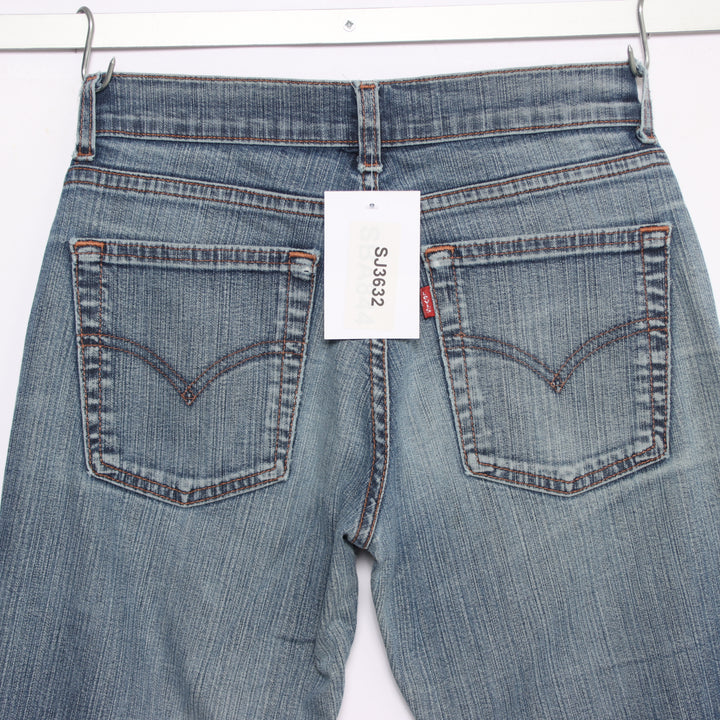 Levi's 544 flare bootcut W27 L32 jeans vintage in denim da donna