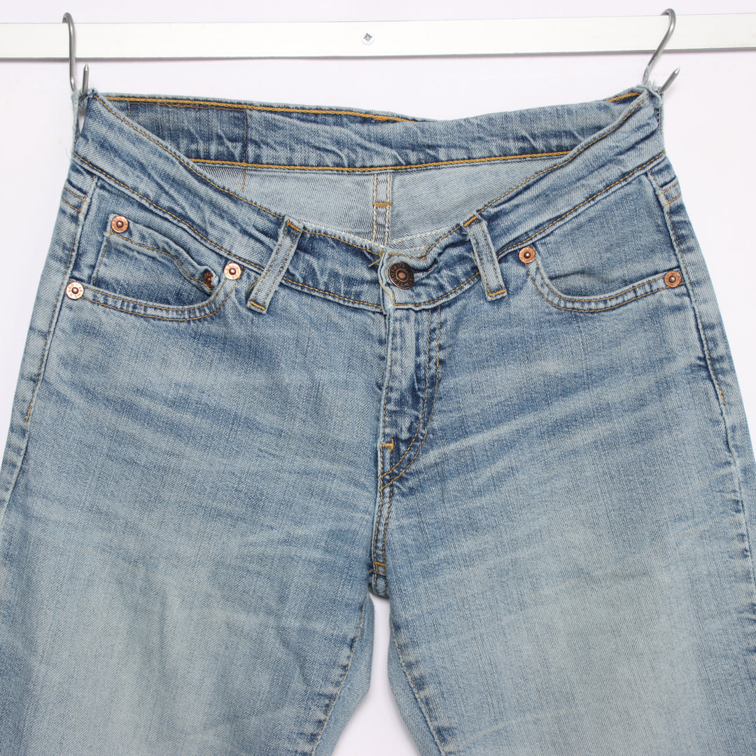 Levi's 544 flare bootcut W27 L34 jeans vintage in denim da donna