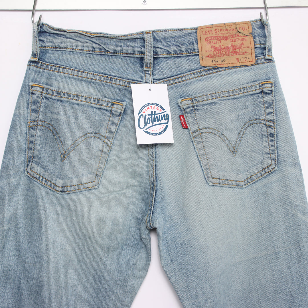 Levi's 544 flare bootcut W27 L34 jeans vintage in denim da donna