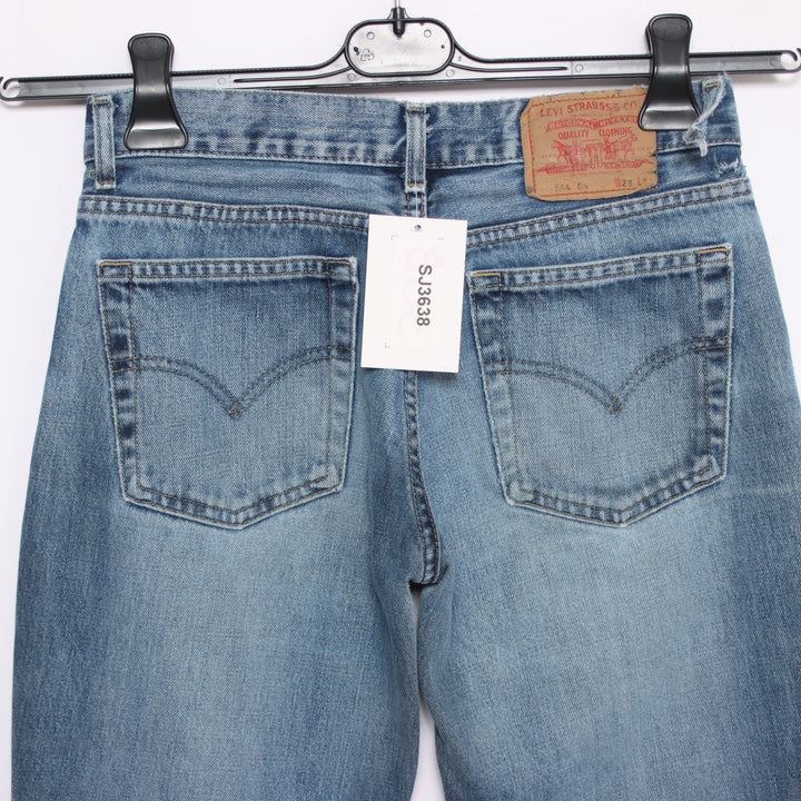 Levi's 544 flare bootcut W28 L34 jeans vintage in denim da donna