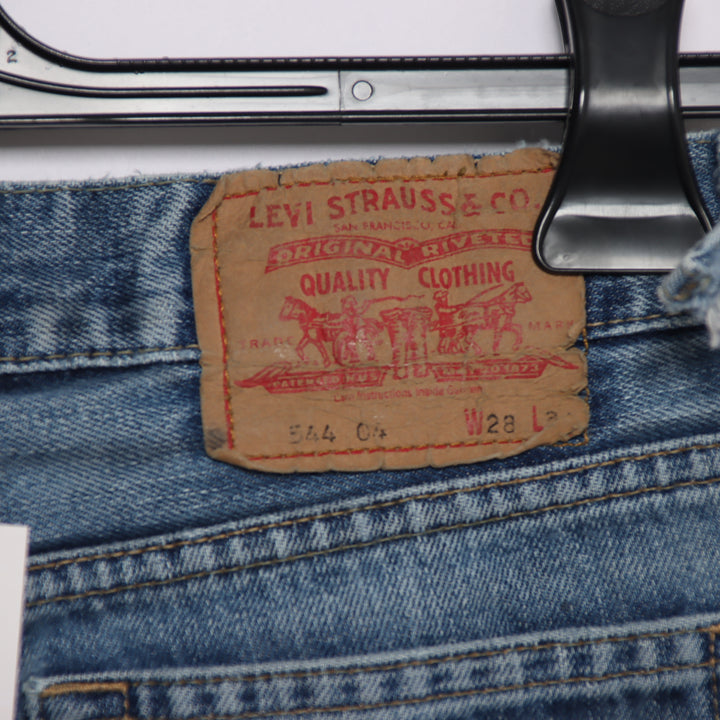 Levi's 544 flare bootcut W28 L34 jeans vintage in denim da donna