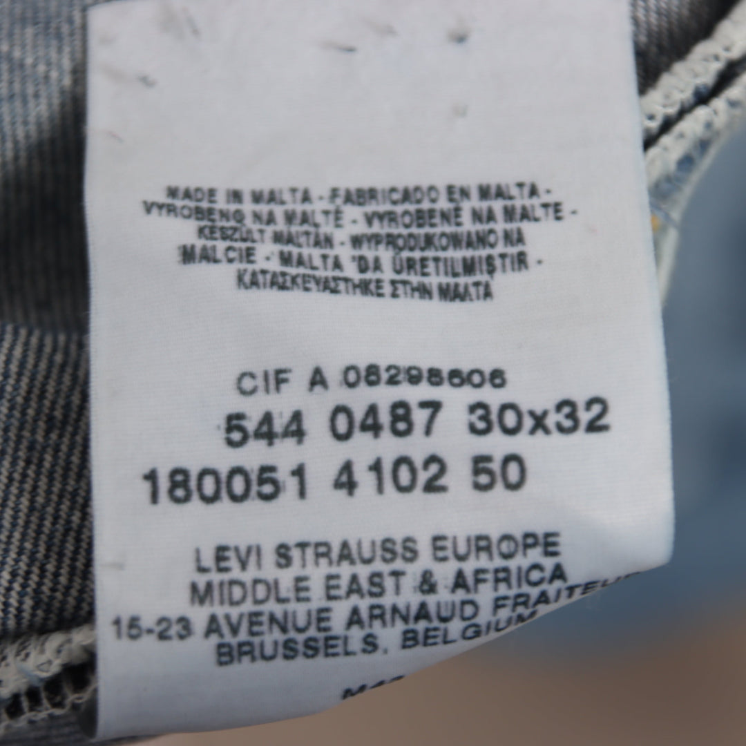 Levi's 544 flare bootcut W30 L32 jeans vintage in denim unisex