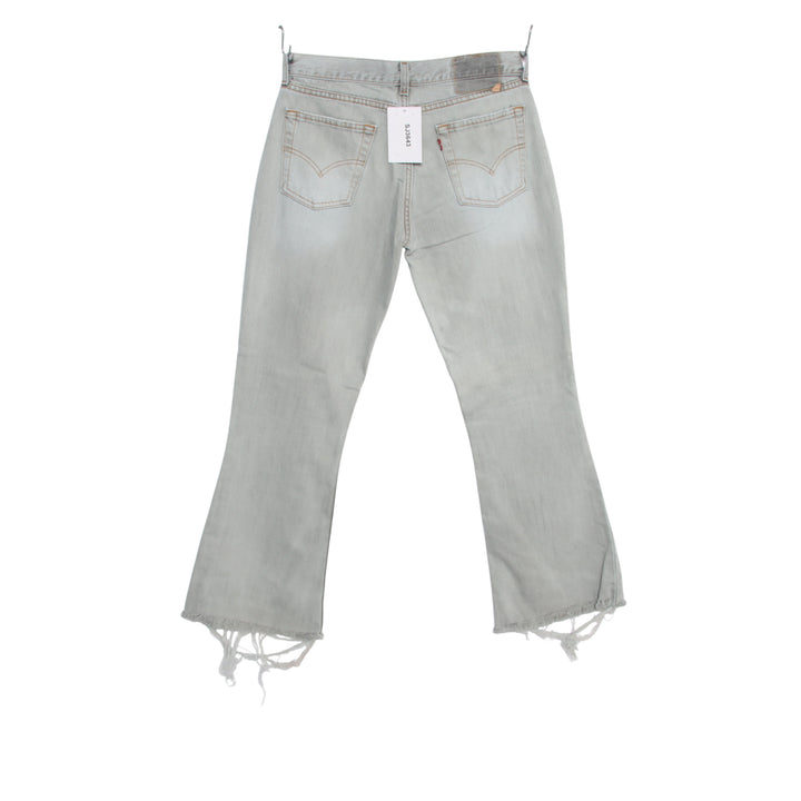 Levi's 544 flare bootcut W30 L34 jeans vintage in denim grigio unisex