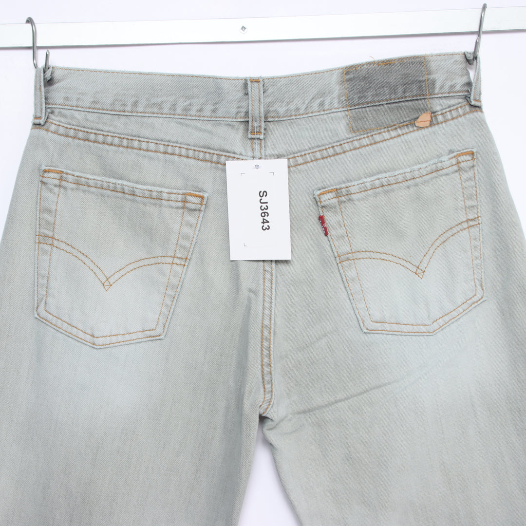 Levi's 544 flare bootcut W30 L34 jeans vintage in denim grigio unisex