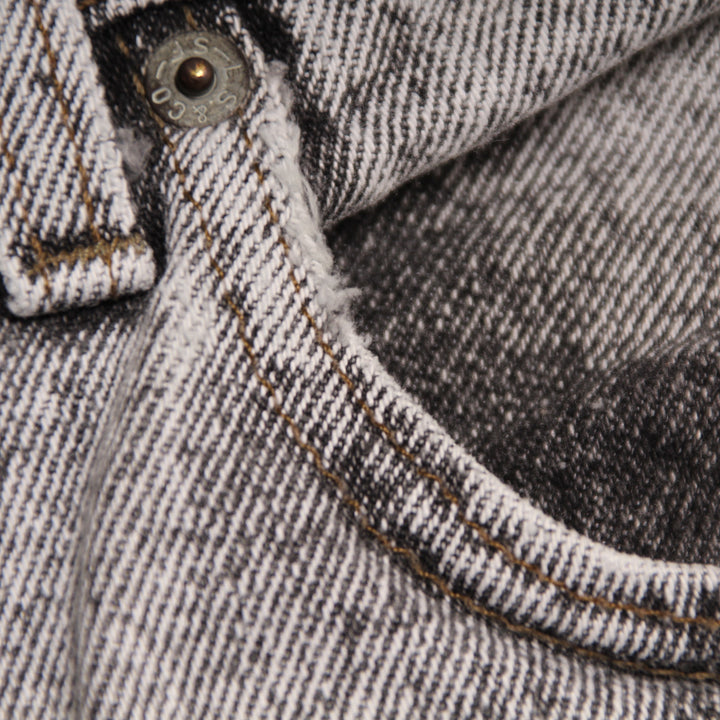 Levi's 550 Jeans Vintage Grigio Marmorizzato W31 L34 Uomo Made in USA