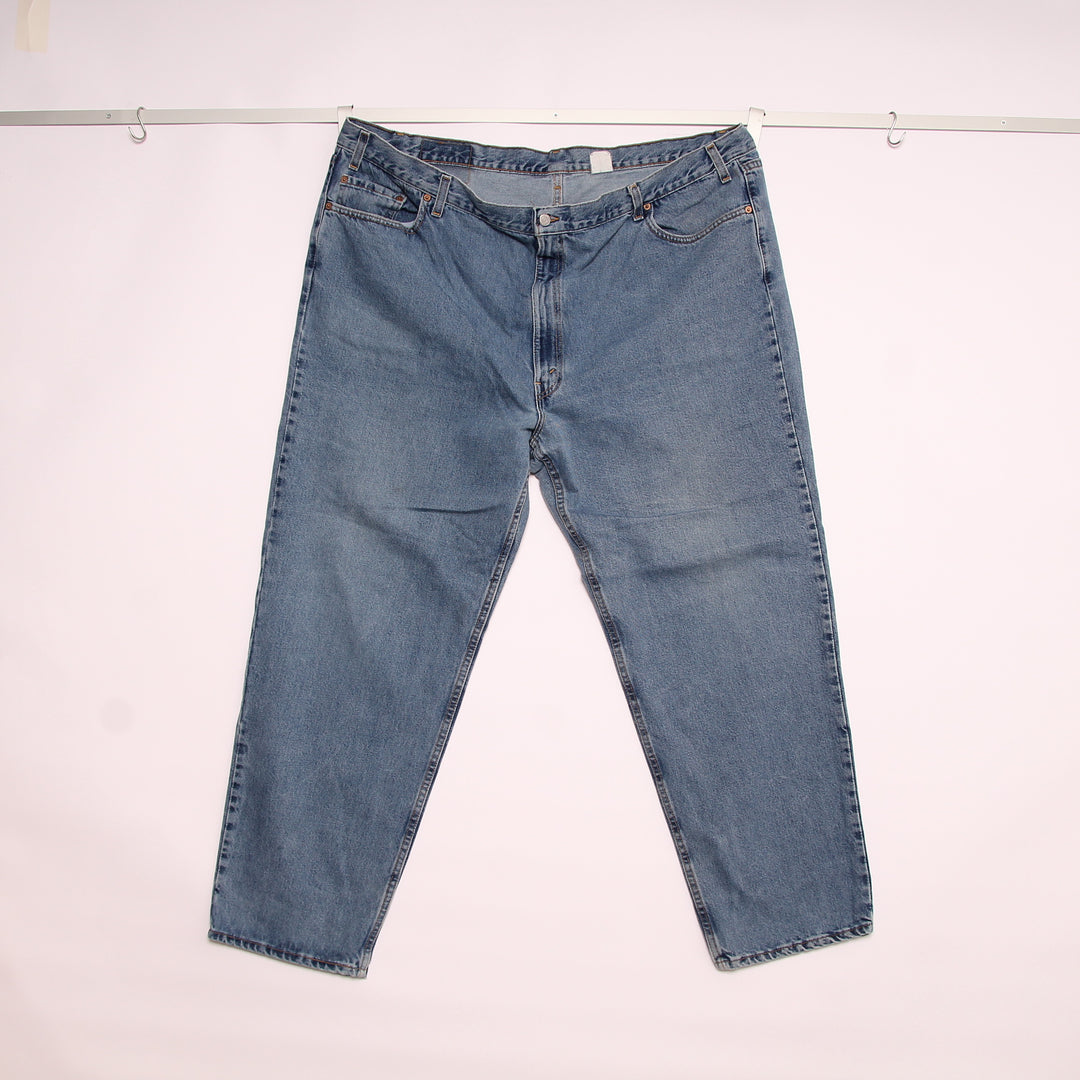 Levi's 550 Relaxed Fit Jeans Vintage Denim W50 L32 Uomo Made in USA