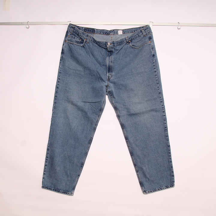 Levi's 550 Relaxed Fit Jeans Vintage Denim W50 L32 Uomo Made in USA