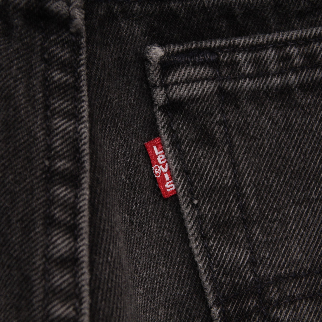 Levi's 550 Relaxed Fit Jeans Vintage Nero W33 L32 Uomo Made in USA