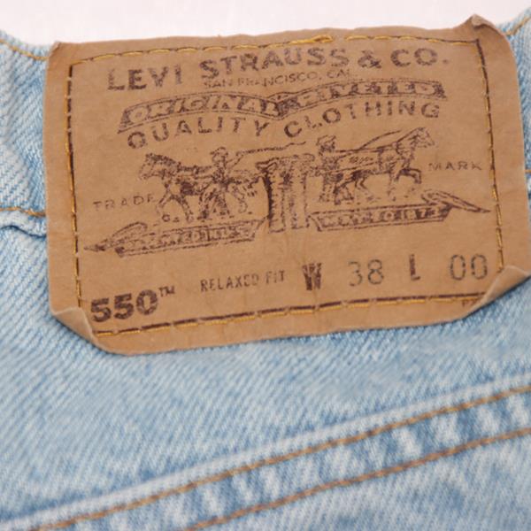 Levi's 550 Relaxed Fit Orange Tab bermuda denim W38 L00 uomo