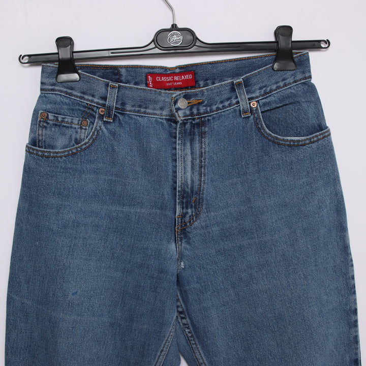 Levi's 550 classic relaxed fit W31 jeans vintage in denim da uomo