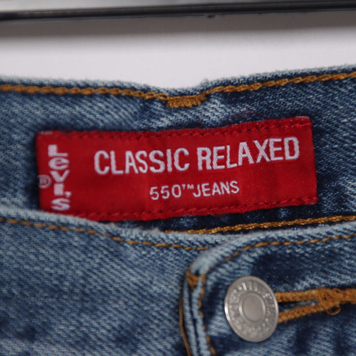 Levi's 550 classic relaxed fit W31 jeans vintage in denim da uomo