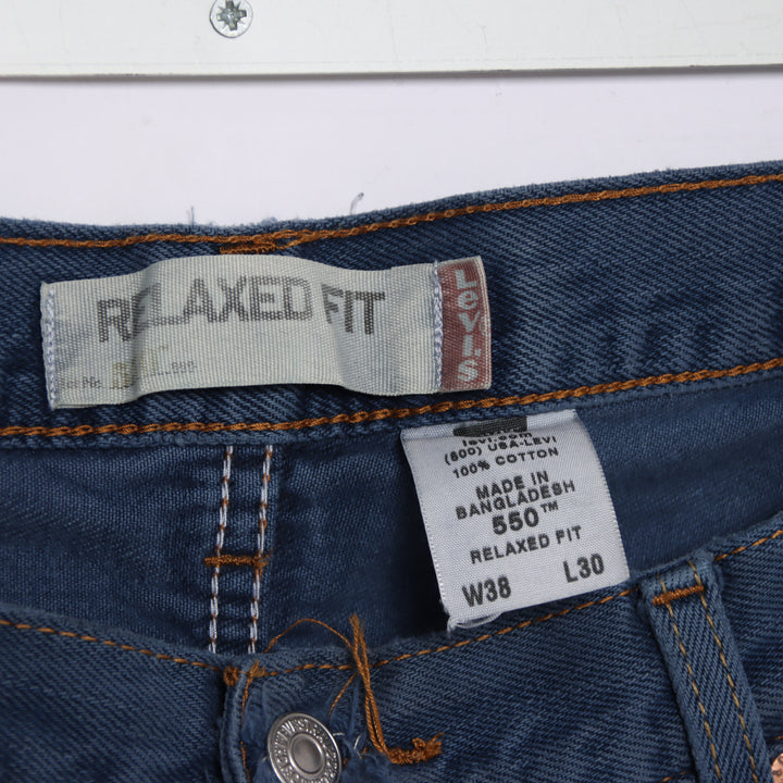 Levi's 550 relaxed fit W38 L30 jeans in denim blu da uomo