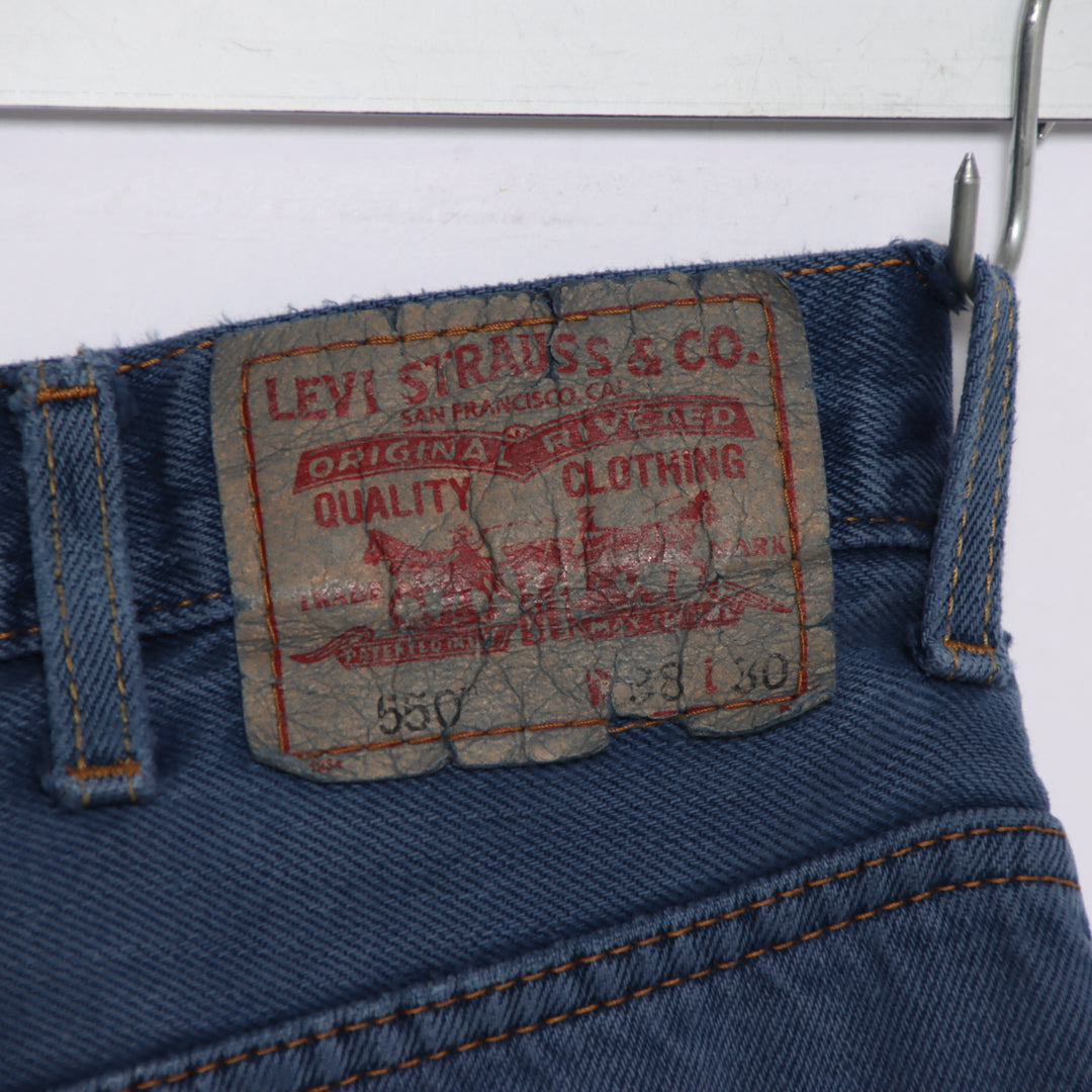Levi's 550 relaxed fit W38 L30 jeans in denim blu da uomo