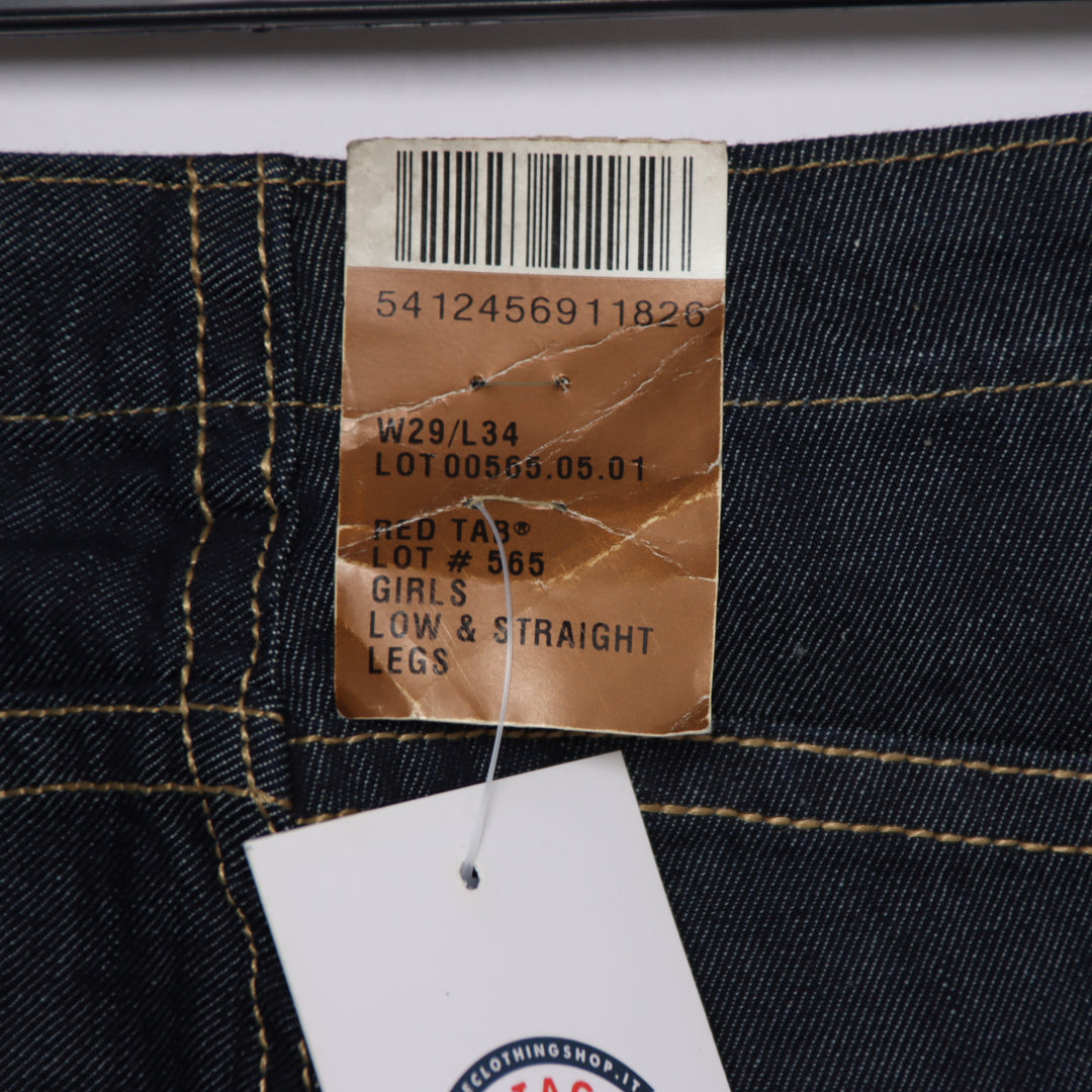 Levi's 565 W29 L34 jeans vintage in denim da donna deadstock w/tags